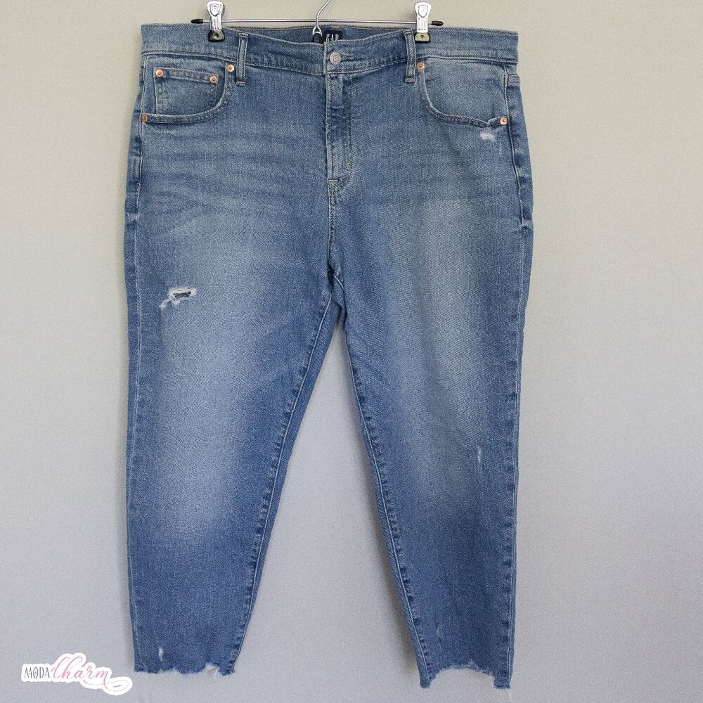 Gap Denim Women's Distressed Girlfriend Jeans